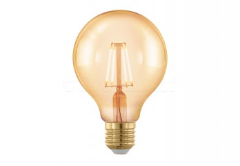 Лампа E27-LED-G80 4W AMBER 1700K Eglo 11692