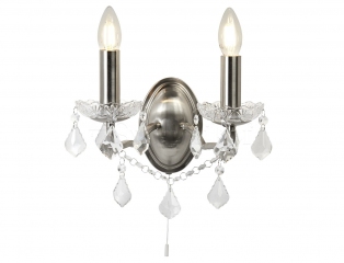 Бра Searchlight Paris 8732-2SS