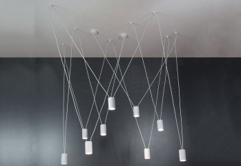 Подвесная люстра ACCENT 9 WH Imperium Light 139910.01.01