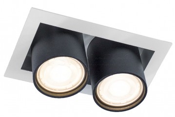 Точечный светильник GOGGLES 2 WH/BK Imperium Light 27324.01.05