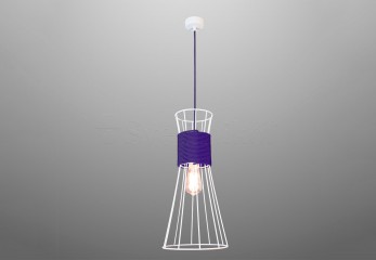 Підвісний світильник CORSET WH/PUR Imperium Light 84150.01.27