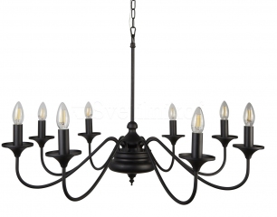 Люстра Searchlight Elizabethan 6178-8BK