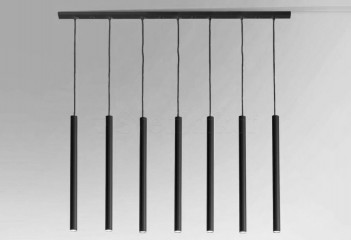 Подвесная люстра YABU 7 BK Shilo 5529