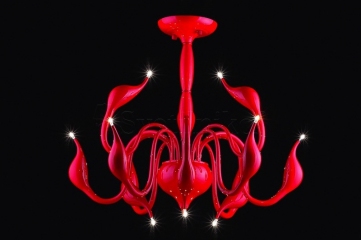 Стельова люстра Italux Swan MX8098-12A RED