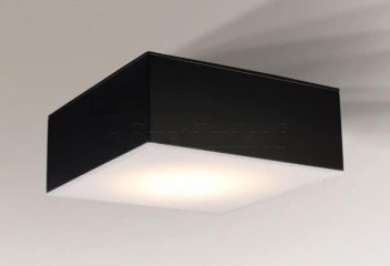 Плафон ZAMA LED 4000K SQ 7cm BK Shilo 8420