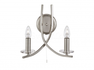 Настенный светильник Searchlight Ascona 4162-2SS