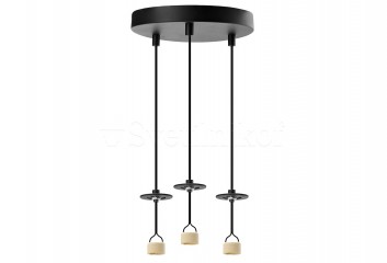 Підвісна люстра (база) LUCAS 3-R GU10 BK Azzardo AZ6158