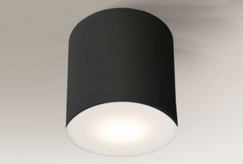 Плафон ZAMA LED 4000K R 22cm BK Shilo 8412