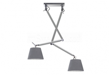 Подвесной светильник ZYTA 2 S Azzardo MD2300-2S-ALU/GR