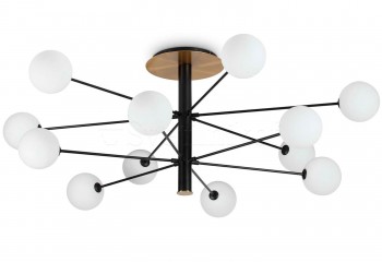 Стельова люстра COSMOPOLITAN 12 BK Ideal Lux 273709