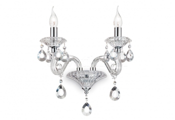 Бра NEGRESCO AP2 TRASPARENTE Ideal Lux 141046