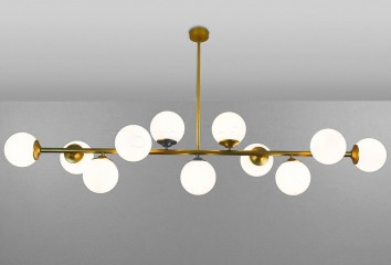 Підвісна люстра FROST 11l GO/WH Imperium Light 14011145.12.01