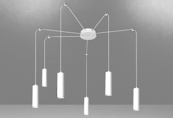 Підвісна люстра ACCENT 6 WH Imperium Light 47620.01.01