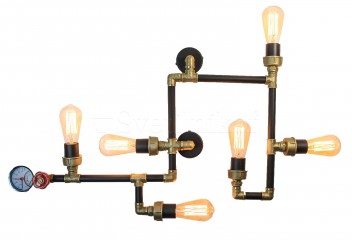 Настенный светильник INDUSTRIAL 6l Imperium Light 1116100.05.59