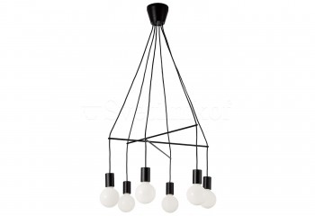 Подвесная люстра GLORIA 6 BK Viokef 4234000