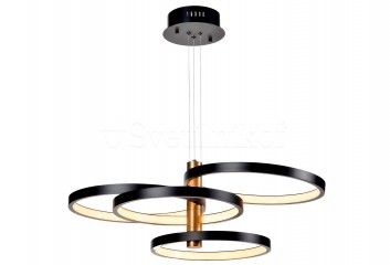 Підвісна люстра COLICA LED 70W BK/GO Azzardo AZ5896
