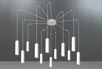 Підвісна люстра ACCENT 12 WH Imperium Light 471220.01.01