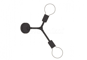 Бра TWIG 2 BK Nowodvorski 9141