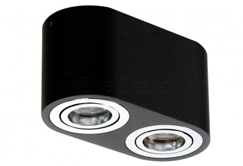 Точечный светильник BRANT 2 BK/CH Azzardo AZ2930