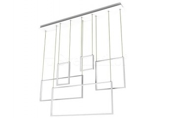 Світлодіодна люстра RECTAN 80W WH ZumaLine L171209-5