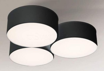 Потолочная люстра ZAMA 3 LED 3000K BK Shilo 7043