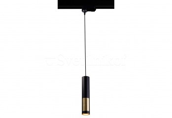 Трековый светильник KAVOS 1 BK Amplex 0390