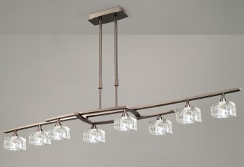 Потолочная люстра ZEN 8-long NI Mantra 1444