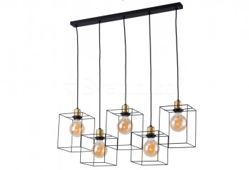 Підвісний світильник CAYO 5 BK/GO TK-Lighting 4198