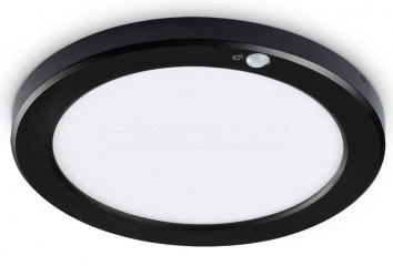 Плафон AURA SENSOR LED 4000K R BK Ideal Lux 306377