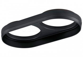 Оправа для врезного светильника FERRONEGO 2 R BK Eglo 60929