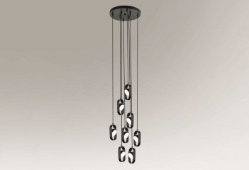 Подвесная люстра FUROKU LED 8 BK Shilo 7952