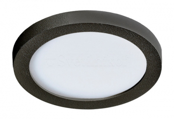 Плафон для ванной Slim 9 R 3000K (black) Azzardo AZ2834