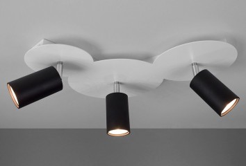 Стельова люстра KATE 3 WH/BK Imperium Light 292317.01.05