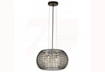 Підвісна люстра CAGE Searchlight 9094-4BK