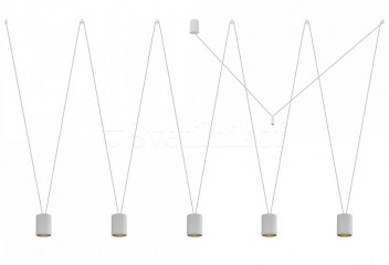 Підвісна люстра MORE TONE 5 WH/GO Nowodvorski 7821