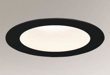 Встраиваемый светильник TOTTORI IL LED 3000K R BK Shilo 3366