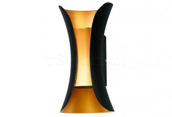 Уличное бра DANTE LED Italux PL-356-S BK+GD