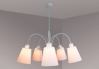 Подвесная люстра HELSINKI WH Imperium Light 66570.01.01