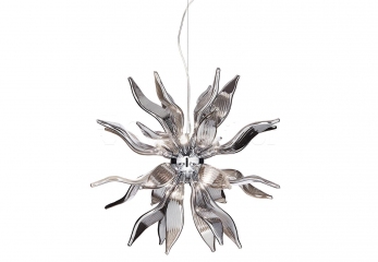 Підвісная люстра LEAVES SP8 FUME Ideal Lux 111940