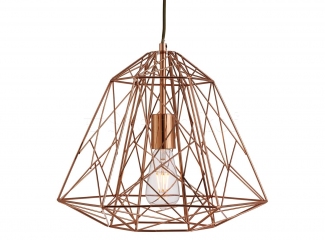 Подвесной светильник Searchlight Geometric Cage 7271CU