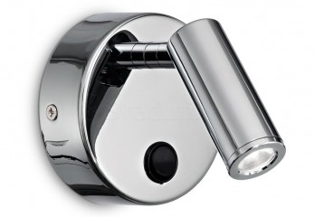 Спот настенный PAGE AP1 ROUND CH Ideal Lux 233659