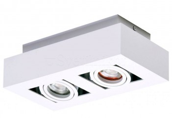 Точковий світильник NIKEA 2 GU10 WH Azzardo AZ4434