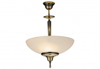 Підвісна люстра ONYX E14 BR matt/opal Amplex 328