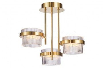 Подвесная люстра TIARA LED Italux PND-77362-3-24W-GD