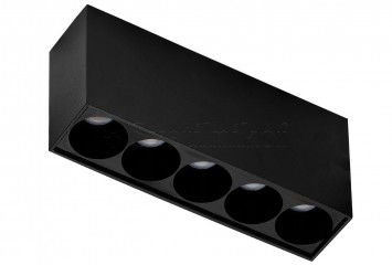 Точечный светильник TETRIX 5 LED 8W CCT DIMM BK Azzardo AZ6280