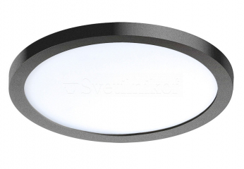 Плафон для ванної кімнати Slim 15 R 4000K (black) Azzardo AZ2843