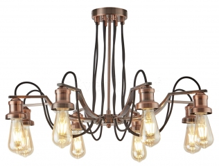 Стельова люстра Searchlight Olivia 1068-8CU