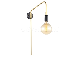 Бра Italux Malene MBM3386/1 BK+GD