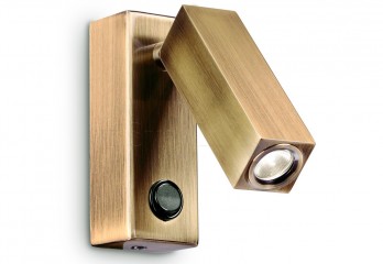 Спот настенный PAGE AP1 SQUARE BS Ideal Lux 233864