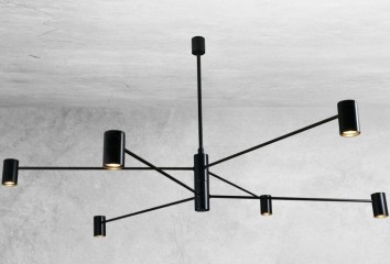 Подвесная люстра DAKATA 6 BK Shilo 5638